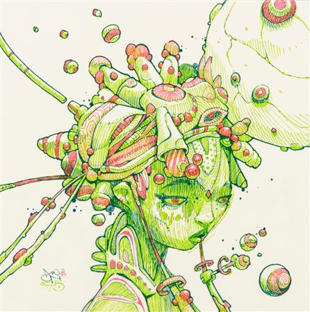 Moon (Olivier Menanteau) - 365 Squares - Day 075, 2023