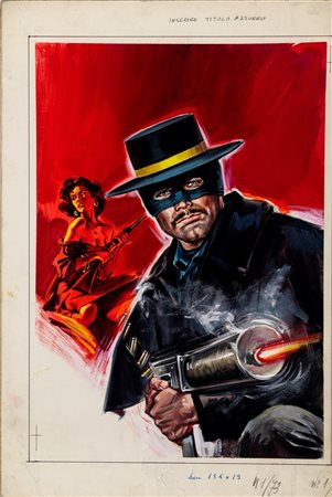Enzo Sciotti - Il segno di Zorro - La grande roccia, 1973