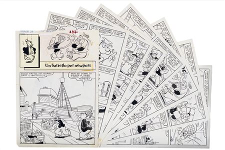 Sandro Dossi - Braccio di Ferro - Un battello per Newport