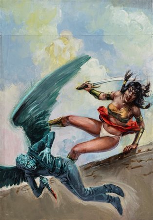 Averardo Ciriello - Ragazze guerriere - Gli uomini angelo, 1983