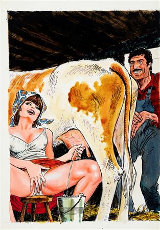 Milo Manara - Il Montatore - Un affare di vacche, 1976