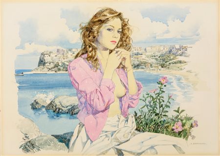 Alessandro Biffignandi - Fanciulla, 1980s