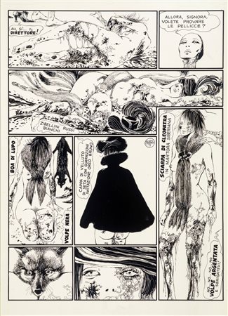 Guido Crepax - Bianca - La casa matta, 1971