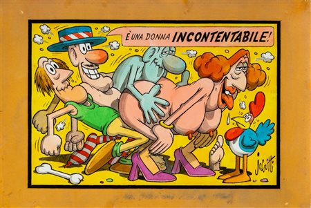 Benito Jacovitti - Una donna incontantabile!