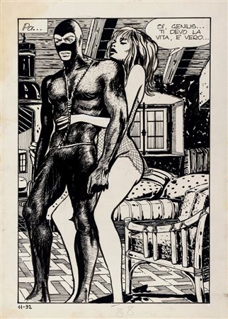 Milo Manara - Genius - Gli artigli del gatto verde, 1970