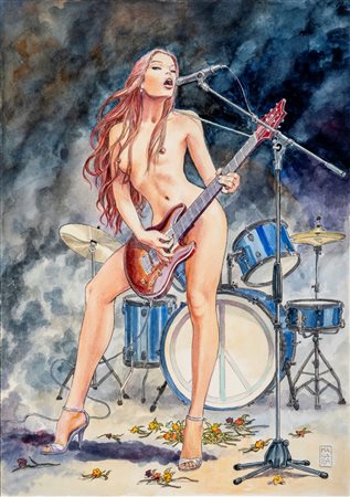 Milo Manara - Red Light: A star is Porn - Eliza the Hippie, 2018
