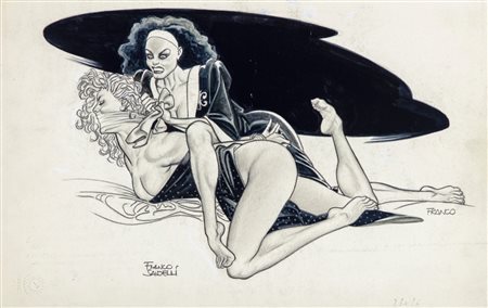 Franco Saudelli - The art of Saudelli: bondage & foot fantasies, 1990s