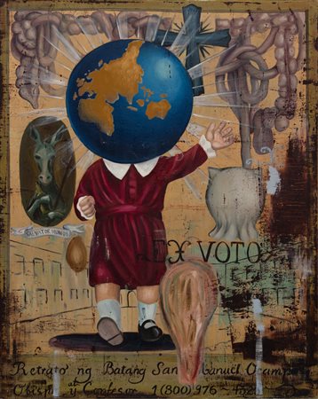 MANUEL OCAMPO Catholic School Dream Painting, 1995