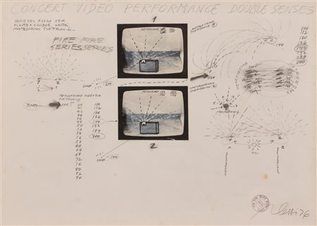 FABRIZIO PLESSI Concert video performance double senses, 1976