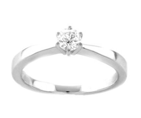 ANELLO IN ORO 2,90 GR CON DIAMANTE NATURALE - 1002 NAT 18K