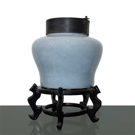 Grande vaso in porcellana cinese, 19° secolo