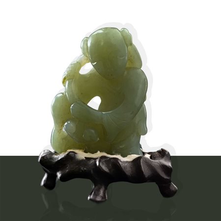 Giovane ragazzo in giada, 19° secolo