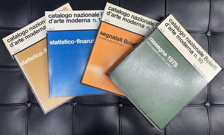 LOTTO DI QUATTRO LIBRI Catalogo Nazionale Bolaffi d'Arte Moderna - rassegna...