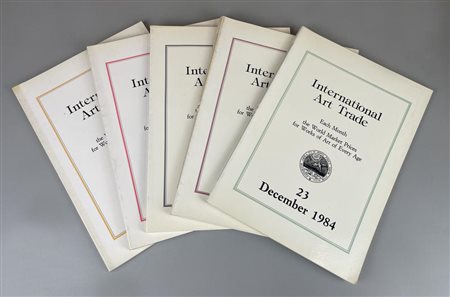 INTERNATIONAL ART TRADE composta da 5 libri: - Numero 19 (June 1984) - Numero...