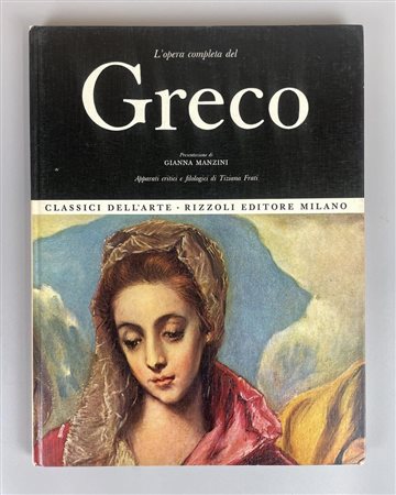 L'OPERA COMPLETA DEL GRECO cm 31,5x24 , Presentazione di Gianna Manzini...