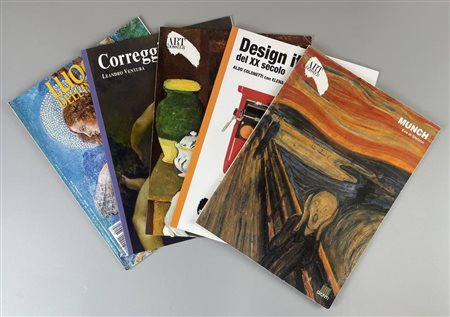 LOTTO DI 5 ART DOSSIER - Eva di Stefano, MUNCH - Aldo Colonetti con Elena...