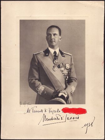  
UMBERTO II di Savoia 1938
 cm.28x38