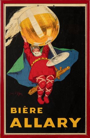 
Cartoncino BIERE ALLARY - Jean D'Ylen 1920s
litografia 35x55