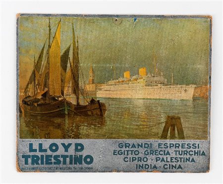  
LLOYD Triestino Flotte Riunite 1930s
 cm.27x23