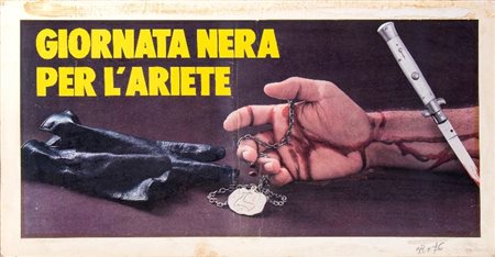  
Bozzetto cinematografico - Giornata Nera per l'Ariete 1970s
 cm.39x76