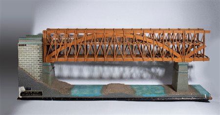  
Architettura - Studio - modello struttura ponte 1960s
 cm.94x30x25