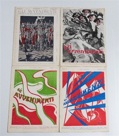  
Futurismo, Balla, riviste GLI AVVENIMENTI 1916
 