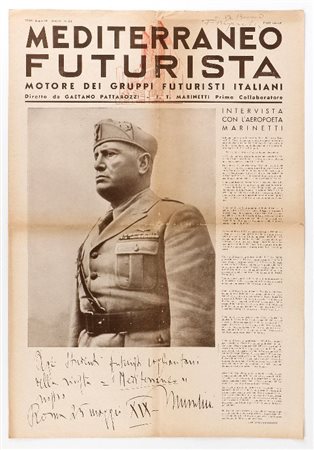  
Marinetti F.T. - Mediterraneo Futurista - Autografo 1941
stampa 