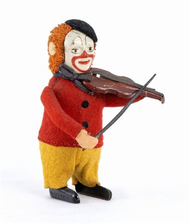  
SCHUCO, Clown suonatore di violino 
 cm.13