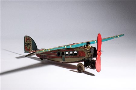  
INGAP aereo monoplano 1217 1930s
 cm.50x40