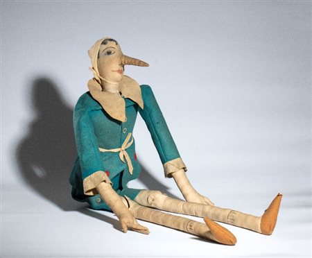  
PINOCCHIO in panno lenci  1920s
 cm.100