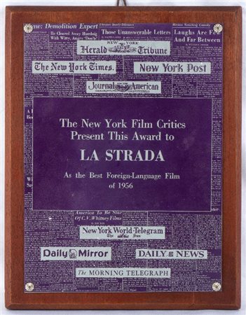  
Federico Fellini "La Strada" 
 cm..20,3x28