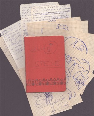  
Battisti, Lucio - Blocchetto appunti  1960s
 