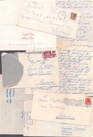  
Battisti, Lucio - Lotto di 10 lettere private 
 