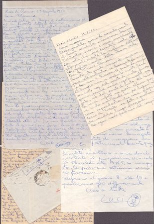  
Battisti, Lucio - Lotto di circa 20 lettere private 1960s
 