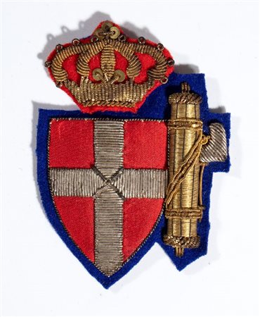  
Patch con Scudetto savoia . ventennio fascista 1930s
 cm.6x9