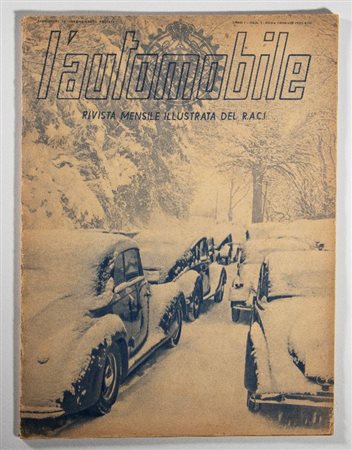  
Automobilia - L'AUTOMOBILE  R.A.C.I. - n.1 1939
 cm.24x32