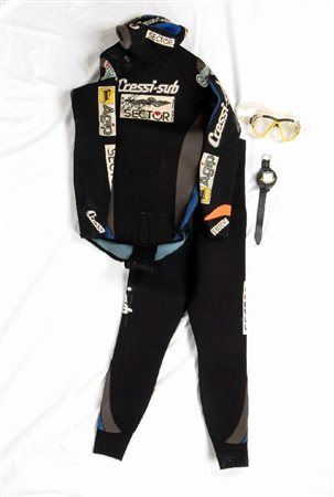  
SUB Umberto Pellizzari , tuta immersione Record 2000
sintetica 