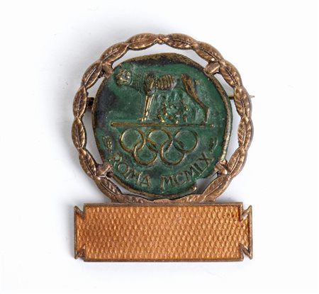  
Olimpiadi, Roma 1960, Badge MISSIONE GIAPPONESE 1960
bronzo 