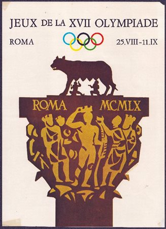  
OLIMPIADI Roma 1960 1960
 cm.25x34,5