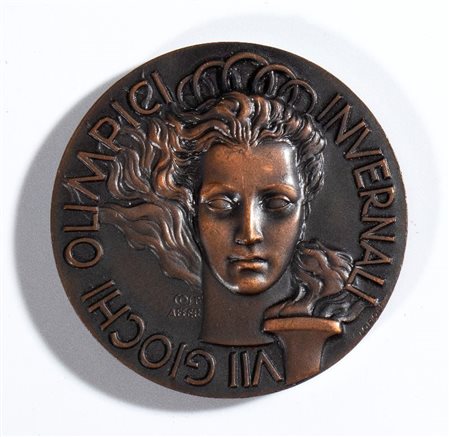  
VII Giochi Olimpici Invernali 1956 CORTINA  1956
bronzo mm.45