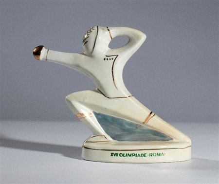  
XVII OLIMPIADE ROMA gadget ceramica 1960
 cm.13x15