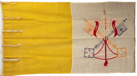  
Stato del Vaticano, bandiera 1940s
 cm.200x105