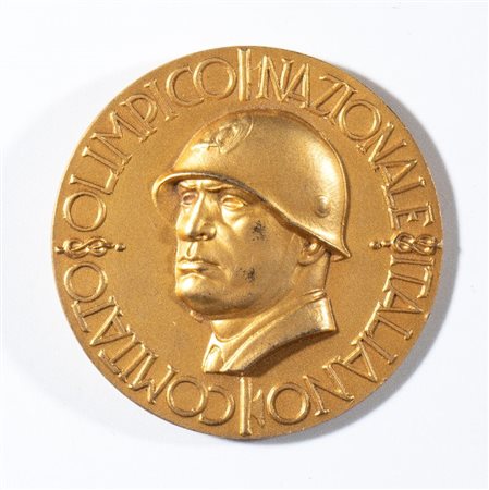  
MUSSOLINI Benito - Medaglia CONI 1930s
 mm.50