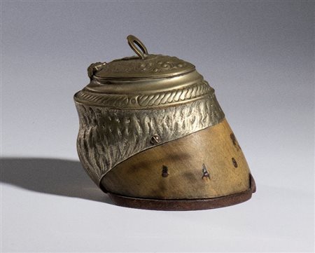  
Calamaio, zoccolo di cavallo 1800s
 cm.12x12