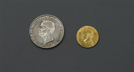 5 LIRE, ITALIA, ARGENTO 835/1000, 1930 Materiale: argento 835/1000 DIAM: 23mm...