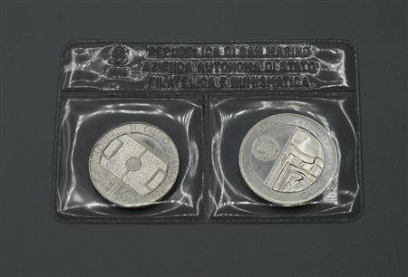 500 LIRE, SAN MARINO, ARGENTO 835/1000, MONETA COMMEMORATIVA DEI CAMPIONATI...