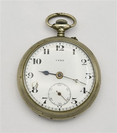 Orologio da tasca in metallo Vera, primi 900 CASSA: in metallo con doppio...