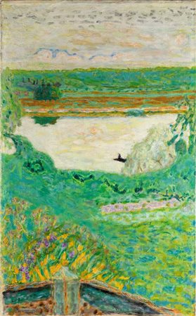 Pierre Bonnard (Fontenay-aux-Roses 1867 - Le Cannet 1947) La Seine à Vernon...