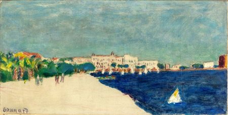 Pierre Bonnard (Fontenay-aux-Roses 1867 - Le Cannet 1947) Vue de la Croisette...
