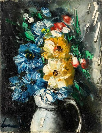 Maurice de Vlaminck (Parigi 4/4/1876 - Rueil-la-Gadelière 11/10/1958) Bouquet...